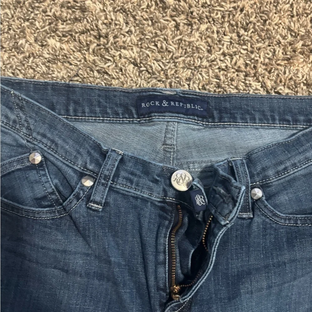 Rock & Republic Dark Blue Flare Jeans